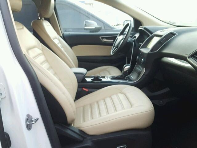 2FMTK4J82FBB06536 - 2015 FORD EDGE SEL Білий фото 5