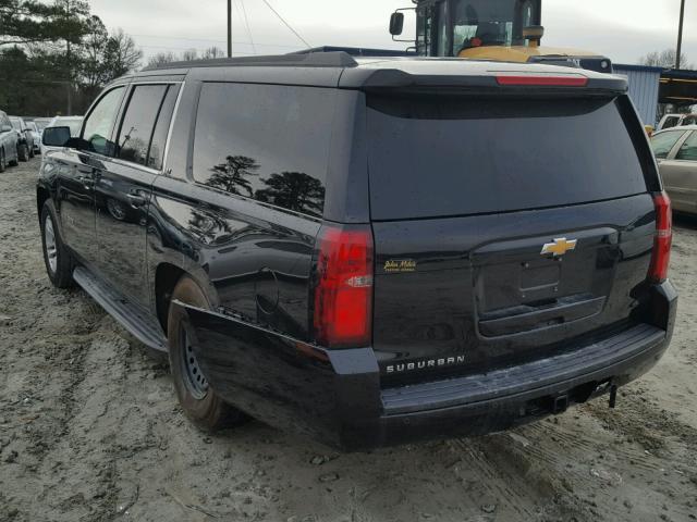 1GNSCHKC1GR434446 - 2016 CHEVROLET SUBURBAN C BLACK photo 3