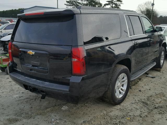 1GNSCHKC1GR434446 - 2016 CHEVROLET SUBURBAN C BLACK photo 4