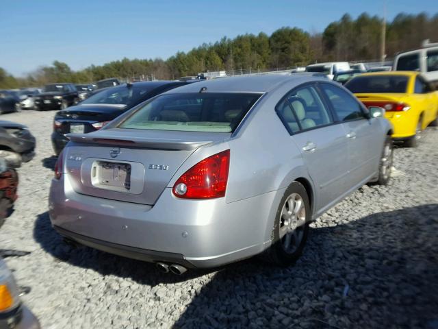 1N4BA41E97C809373 - 2007 NISSAN MAXIMA SE SILVER photo 4