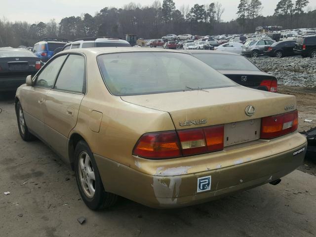 JT8BF28G7X0208924 - 1999 LEXUS ES 300 GOLD photo 3