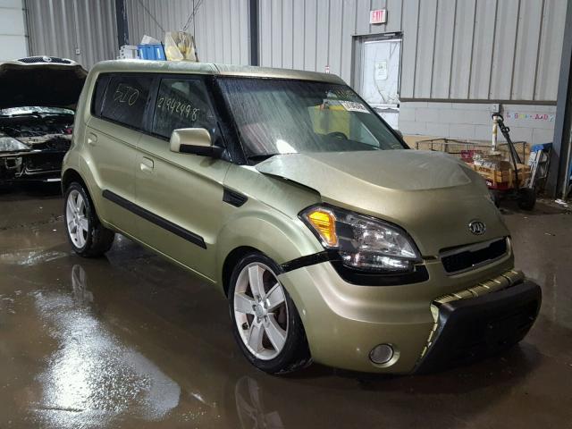 KNDJT2A23A7101422 - 2010 KIA SOUL + GREEN photo 1