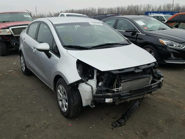 KNADM4A3XD6173613 - 2013 KIA RIO LX Արծաթագույն լուսանկար 1