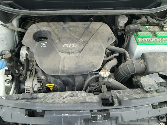 KNADM4A3XD6173613 - 2013 KIA RIO LX Արծաթագույն լուսանկար 7