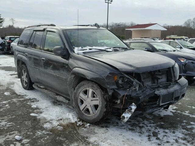 1GNDT13S972228046 - 2007 CHEVROLET TRAILBLAZE BLACK photo 1