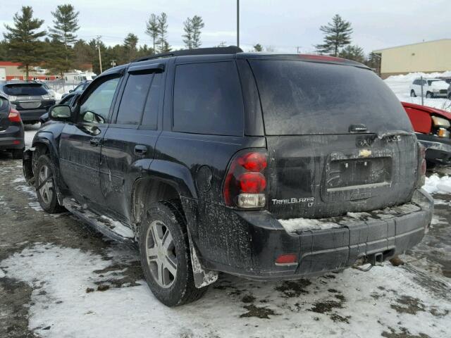 1GNDT13S972228046 - 2007 CHEVROLET TRAILBLAZE BLACK photo 3