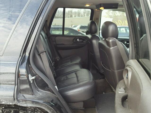 1GNDT13S972228046 - 2007 CHEVROLET TRAILBLAZE BLACK photo 6