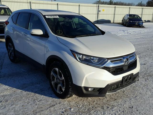 2HKRW1H59HH506100 - 2017 HONDA CR-V EX WHITE photo 1