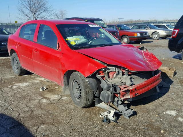 1G1AK52F357562186 - 2005 CHEVROLET COBALT RED photo 1