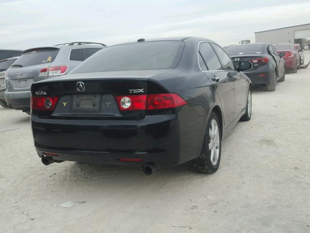 JH4CL96955C007724 - 2005 ACURA TSX BLACK photo 4