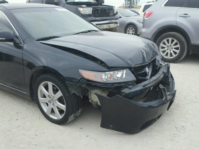 JH4CL96955C007724 - 2005 ACURA TSX BLACK photo 9