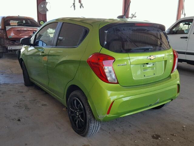 KL8CB6SA6GC594868 - 2016 CHEVROLET SPARK LS GREEN photo 3