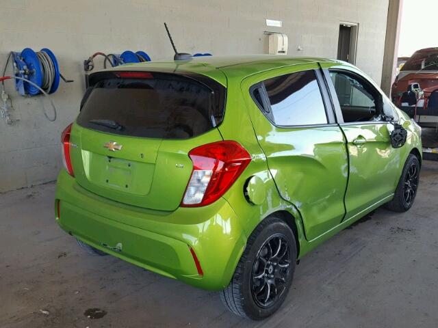 KL8CB6SA6GC594868 - 2016 CHEVROLET SPARK LS GREEN photo 4