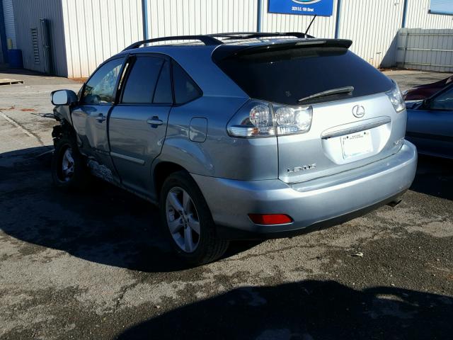 JTJHK31U872005829 - 2007 LEXUS RX 350 BLUE photo 3