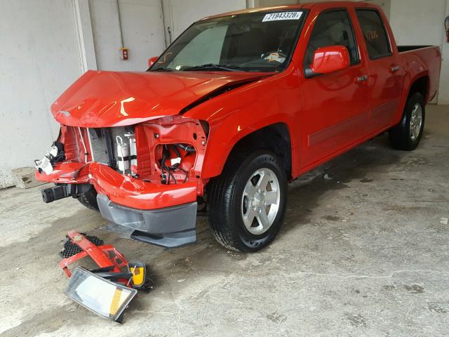 1GCDSCFE7C8103325 - 2012 CHEVROLET COLORADO L RED photo 2