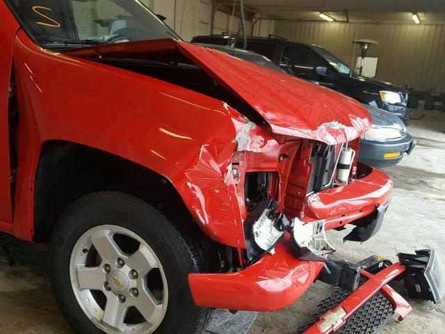 1GCDSCFE7C8103325 - 2012 CHEVROLET COLORADO L RED photo 9