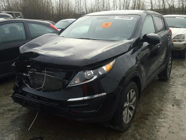 KNDPB3AC8F7682404 - 2015 KIA SPORTAGE L BLACK photo 2