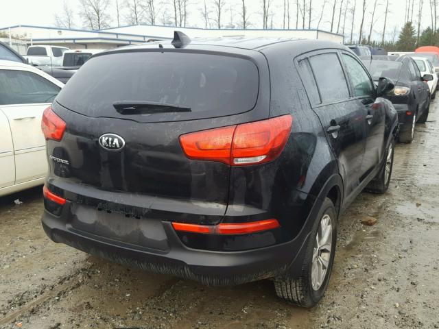 KNDPB3AC8F7682404 - 2015 KIA SPORTAGE L BLACK photo 4