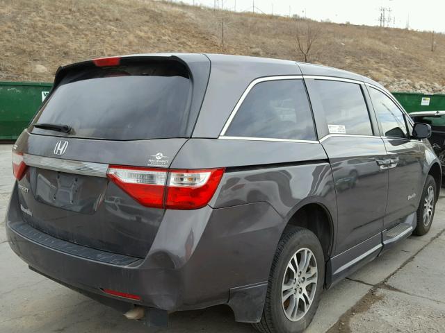 5FNRL5H61CB090270 - 2012 HONDA ODYSSEY EX CHARCOAL photo 4