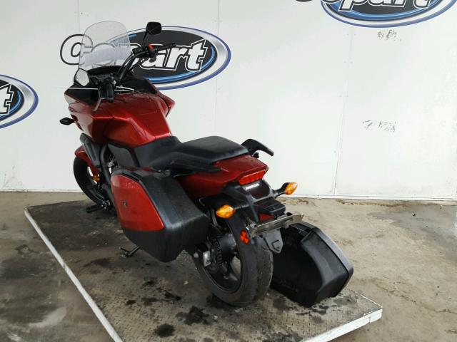 JH2RC6912EK000033 - 2014 HONDA CTX700 RED photo 3