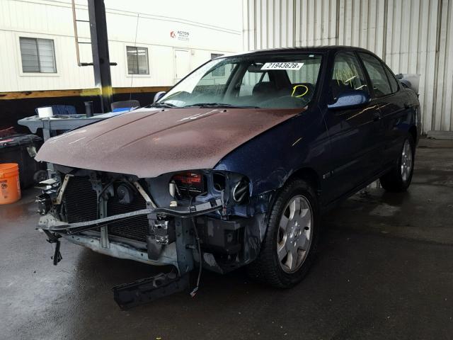 3N1CB51D76L623040 - 2006 NISSAN SENTRA 1.8 BLUE photo 2