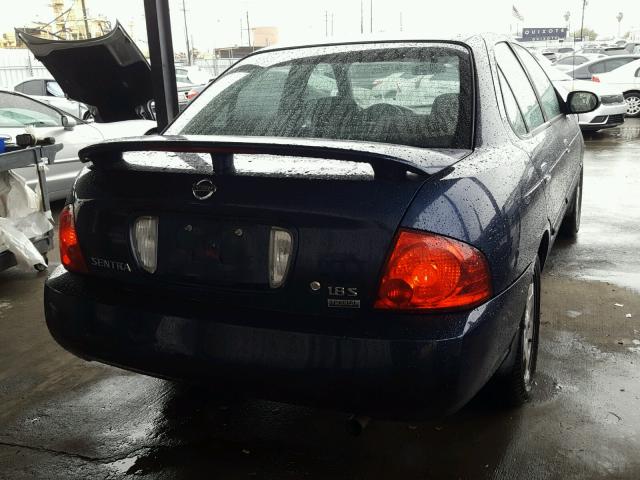 3N1CB51D76L623040 - 2006 NISSAN SENTRA 1.8 BLUE photo 4