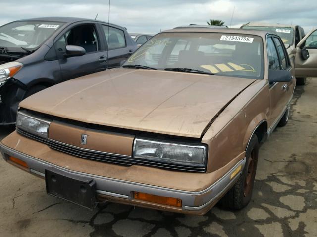 1G3NF54U4KM245944 - 1989 OLDSMOBILE CUTLASS CA BROWN photo 2