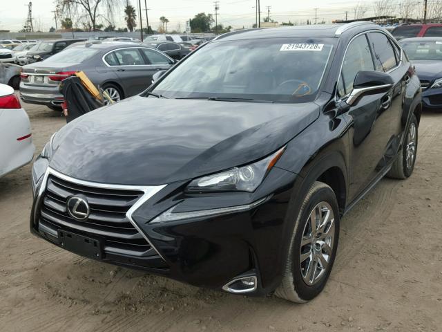 JTJYARBZ6G2028199 - 2016 LEXUS NX 200T BLACK photo 2