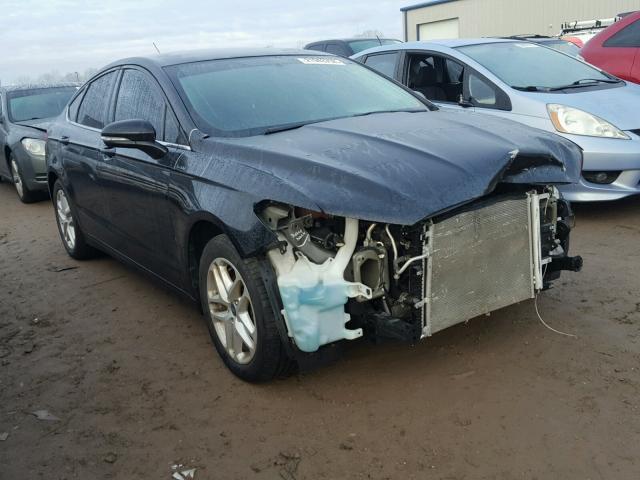 1FA6P0H79E5395092 - 2014 FORD FUSION SE BLACK photo 1