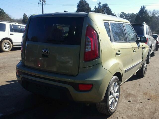 KNDJT2A67D7611652 - 2013 KIA SOUL + GREEN photo 4