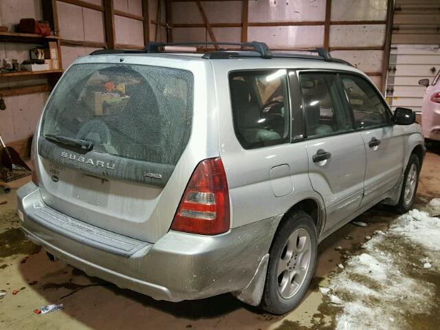 JF1SG65634H754737 - 2004 SUBARU FORESTER 2 SILVER photo 4