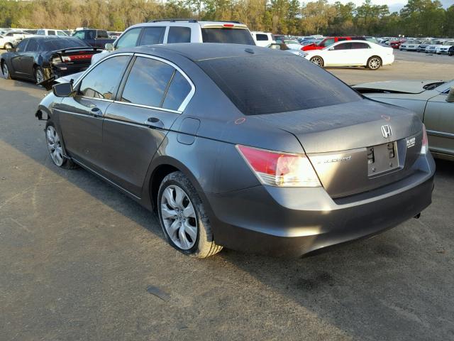 1HGCP26899A138548 - 2009 HONDA ACCORD EXL GRAY photo 3