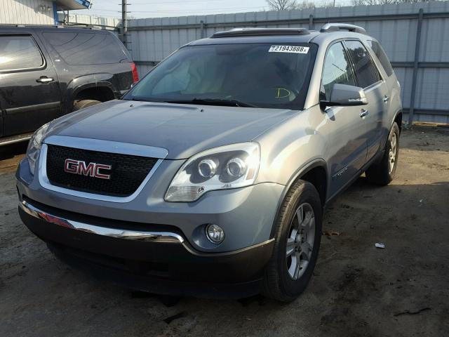 1GKER23787J164444 - 2007 GMC ACADIA SLT BLUE photo 2