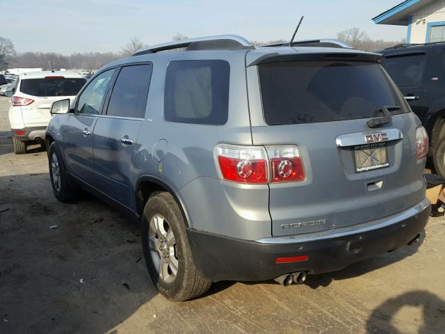 1GKER23787J164444 - 2007 GMC ACADIA SLT BLUE photo 3