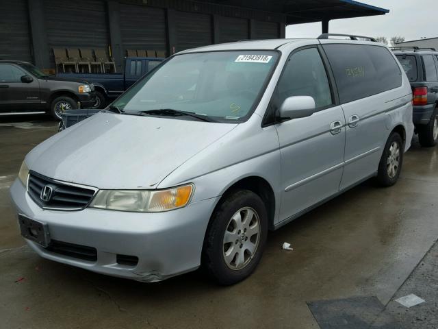 5FNRL18913B078994 - 2003 HONDA ODYSSEY EX GRAY photo 2