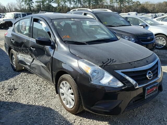 3N1CN7AP5GL820948 - 2016 NISSAN VERSA S BLACK photo 1