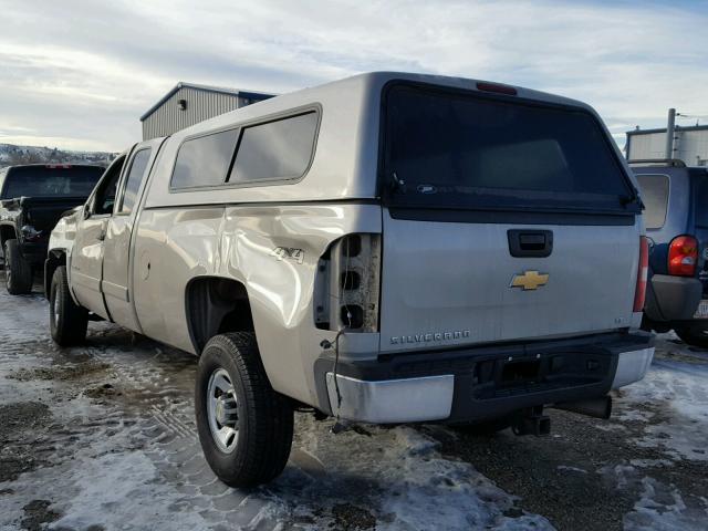 1GCHK39628E183177 - 2008 CHEVROLET SILVERADO GRAY photo 3