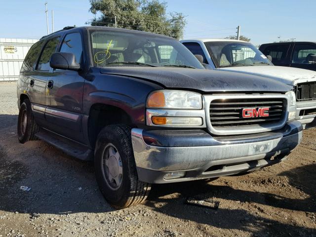 1GKEC13T74J323541 - 2004 GMC YUKON BLUE photo 1