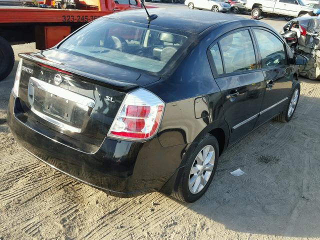 3N1AB6AP2CL735523 - 2012 NISSAN SENTRA 2.0 BLACK photo 4