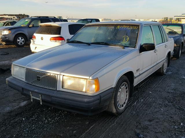 YV1FA8846L2427781 - 1990 VOLVO 740 BASE SILVER photo 2