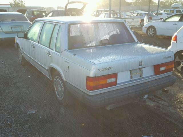 YV1FA8846L2427781 - 1990 VOLVO 740 BASE SILVER photo 3