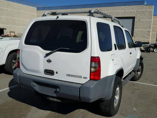 5N1ED28Y0YC500794 - 2000 NISSAN XTERRA XE WHITE photo 4