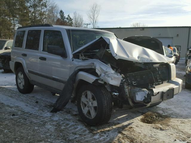 1J8HG48K86C134315 - 2006 JEEP COMMANDER SILVER photo 1