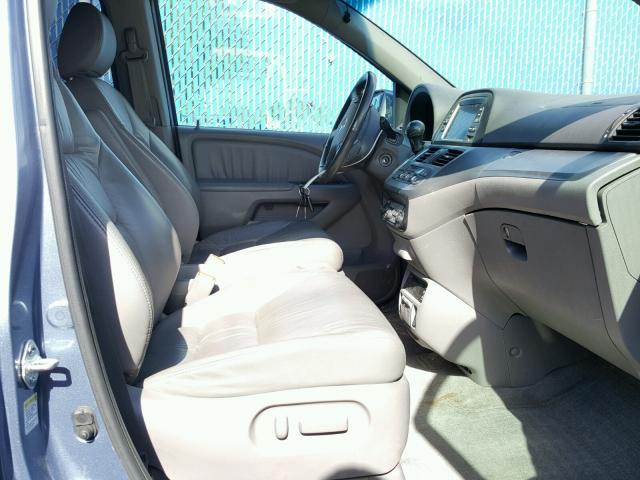 5FNRL38748B064217 - 2008 HONDA ODYSSEY EX BLUE photo 5