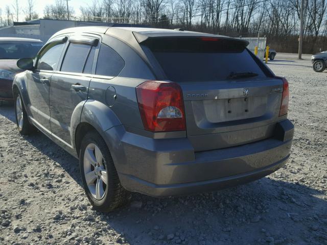 1B3CB3HA9BD242644 - 2011 DODGE CALIBER MA SILVER photo 3