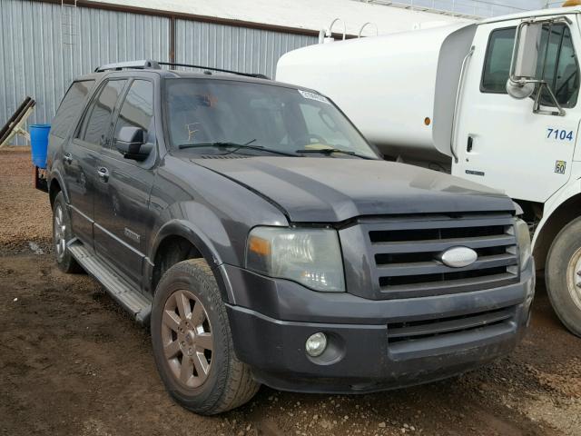 1FMFU19507LA40201 - 2007 FORD EXPEDITION BLACK photo 1