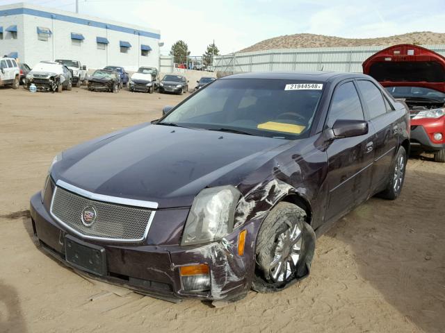 1G6DP577360104474 - 2006 CADILLAC CTS HI FEA PURPLE photo 2