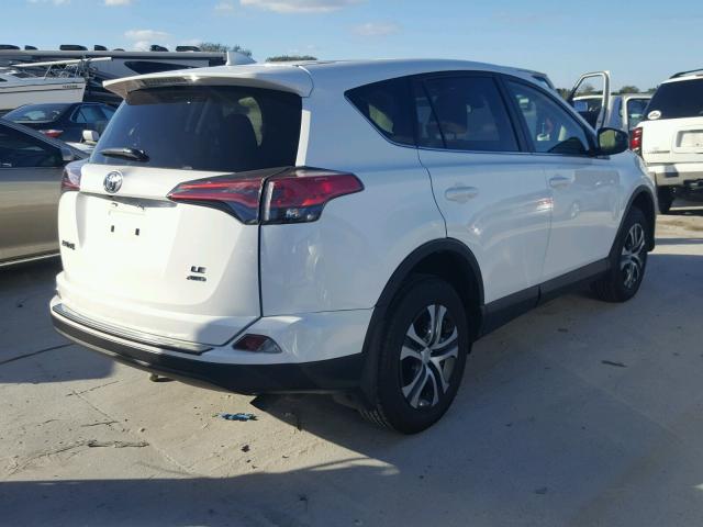 JTMBFREV1HJ174861 - 2017 TOYOTA RAV4 LE WHITE photo 4