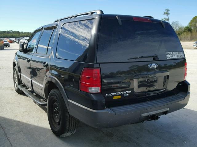 1FMPU15505LA62531 - 2005 FORD EXPEDITION BLACK photo 3