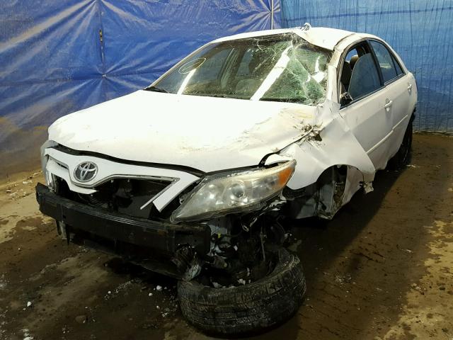 4T1BF3EK9AU534087 - 2010 TOYOTA CAMRY BASE WHITE photo 2